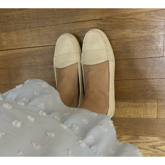 Vionic Larrun Women's Ivory Snake Pattern Orthotic Slip on Loafers 8 - Picture 8 of 8